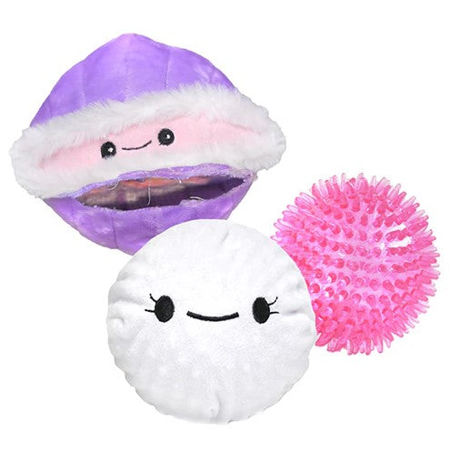 Prickles Clam with Pearl 5"