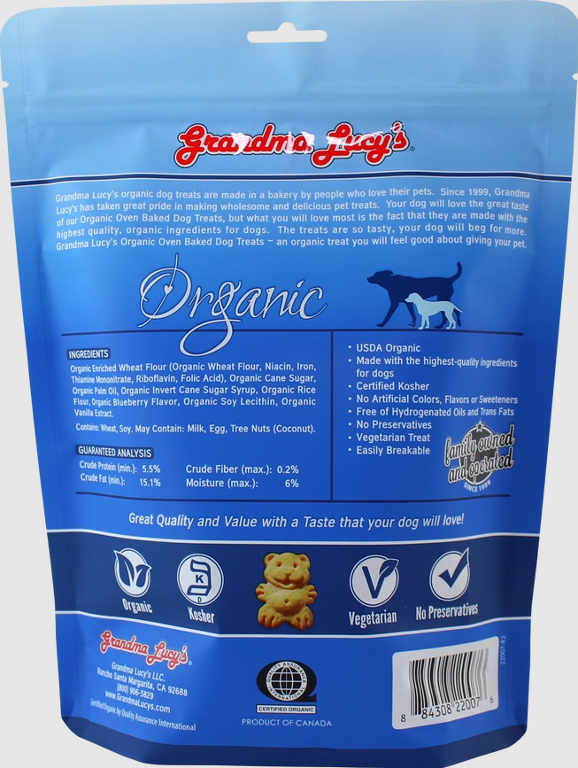 Organic Baked Dog Treats - Blueberry - 14oz