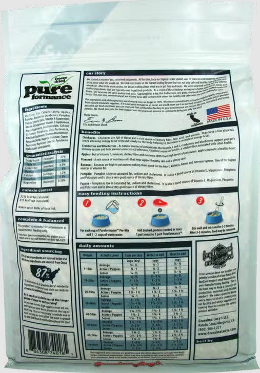 Pureformance Pre-Mix Dog Food