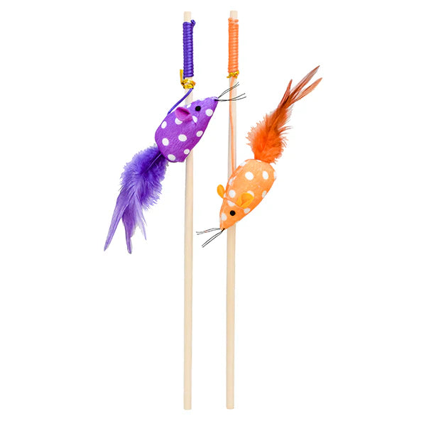Halloween Cat Wands 16"