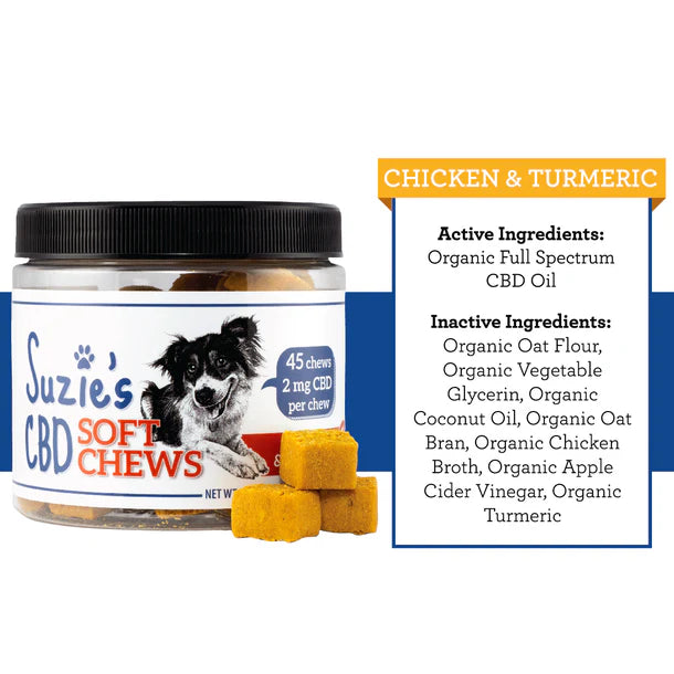 Chicken & Turmeric CBD Soft Chews 2 mg