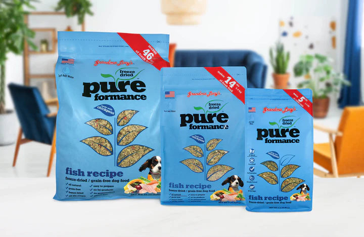 Freeze-dried Grain Free Pureformance Fish & Chickpeas for Dogs