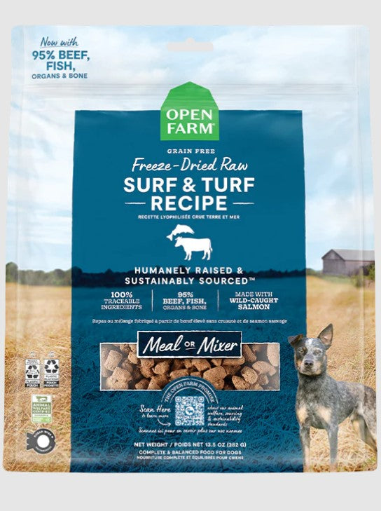 Freeze-Dried Raw Surf & Turf Recipe for Dogs