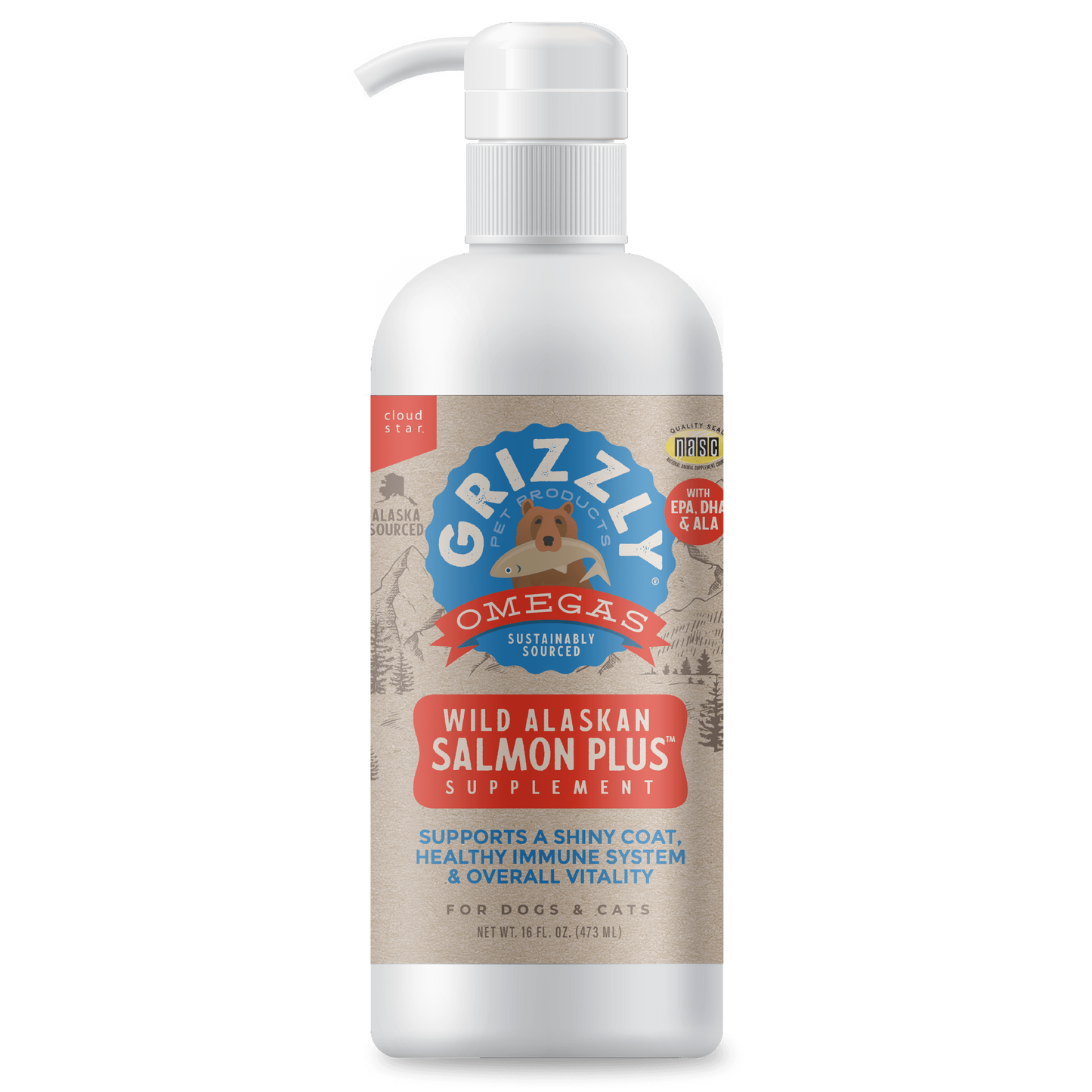 Salmon Oil Plus 16 oz.