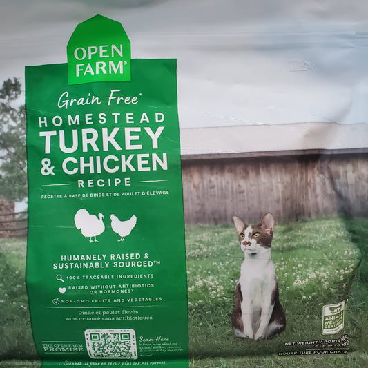 Grain Free Homestead Turkey & Chicken Recipe for Cats