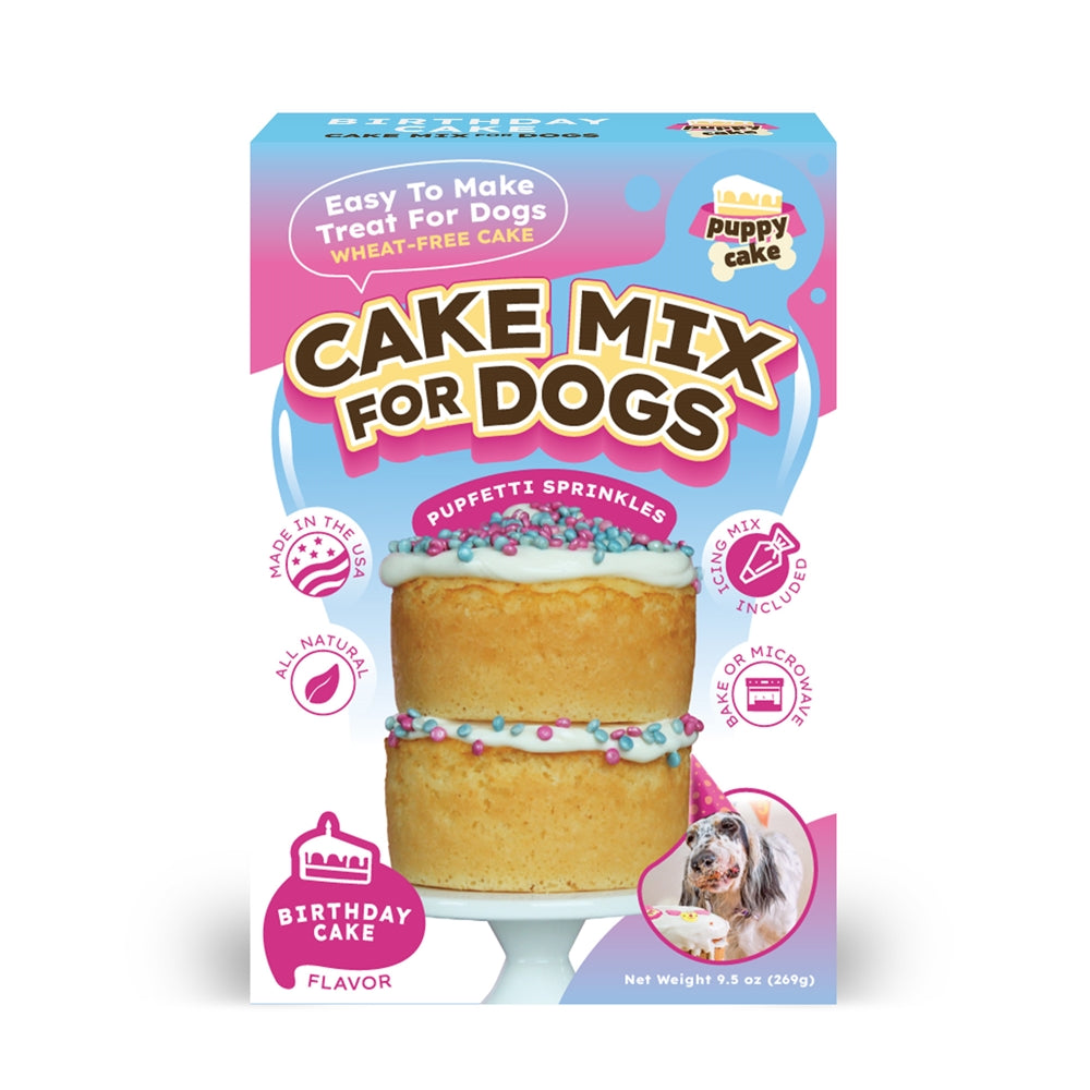 Dog Birthday Cake Mix With Icing