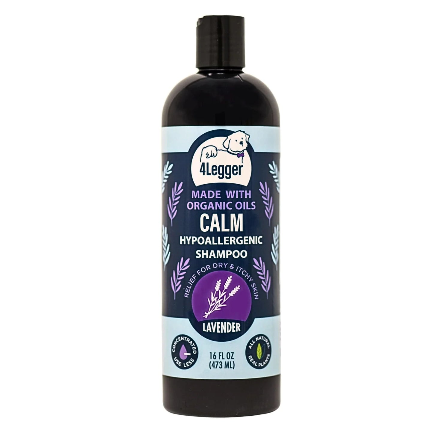 CALM Lavender Natural Dog Shampoo 16 oz.