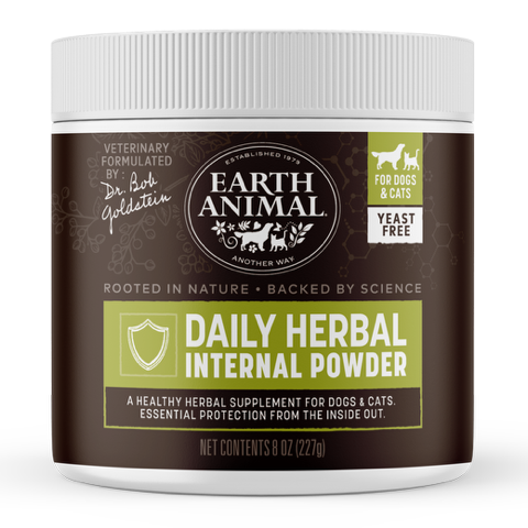 Dog Flea & Tick Herbal Internal Powder Yeast Free 8 oz