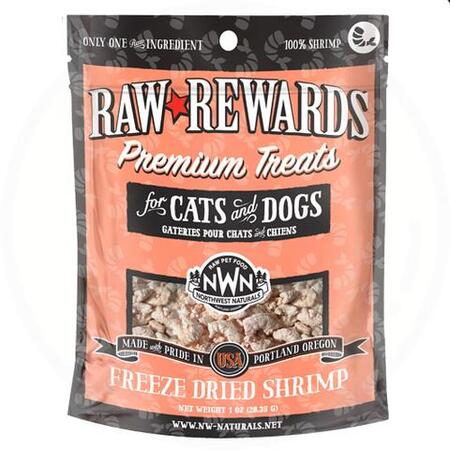 Freeze Dried Raw Rewards Shrimp 1 oz.