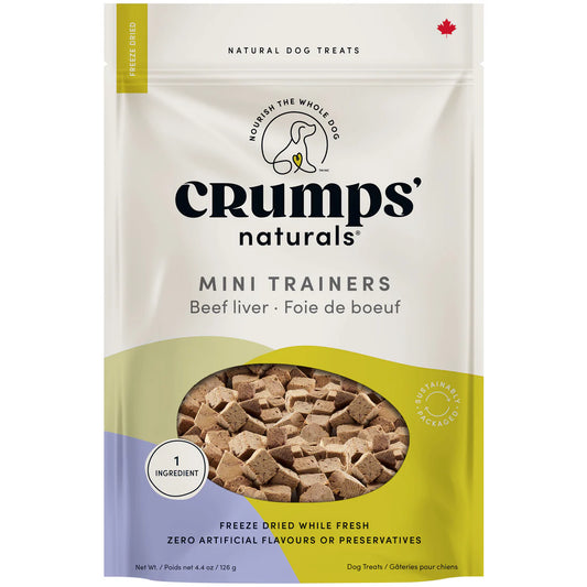 Freeze Dried Mini Trainer Beef Liver 1.9 oz.