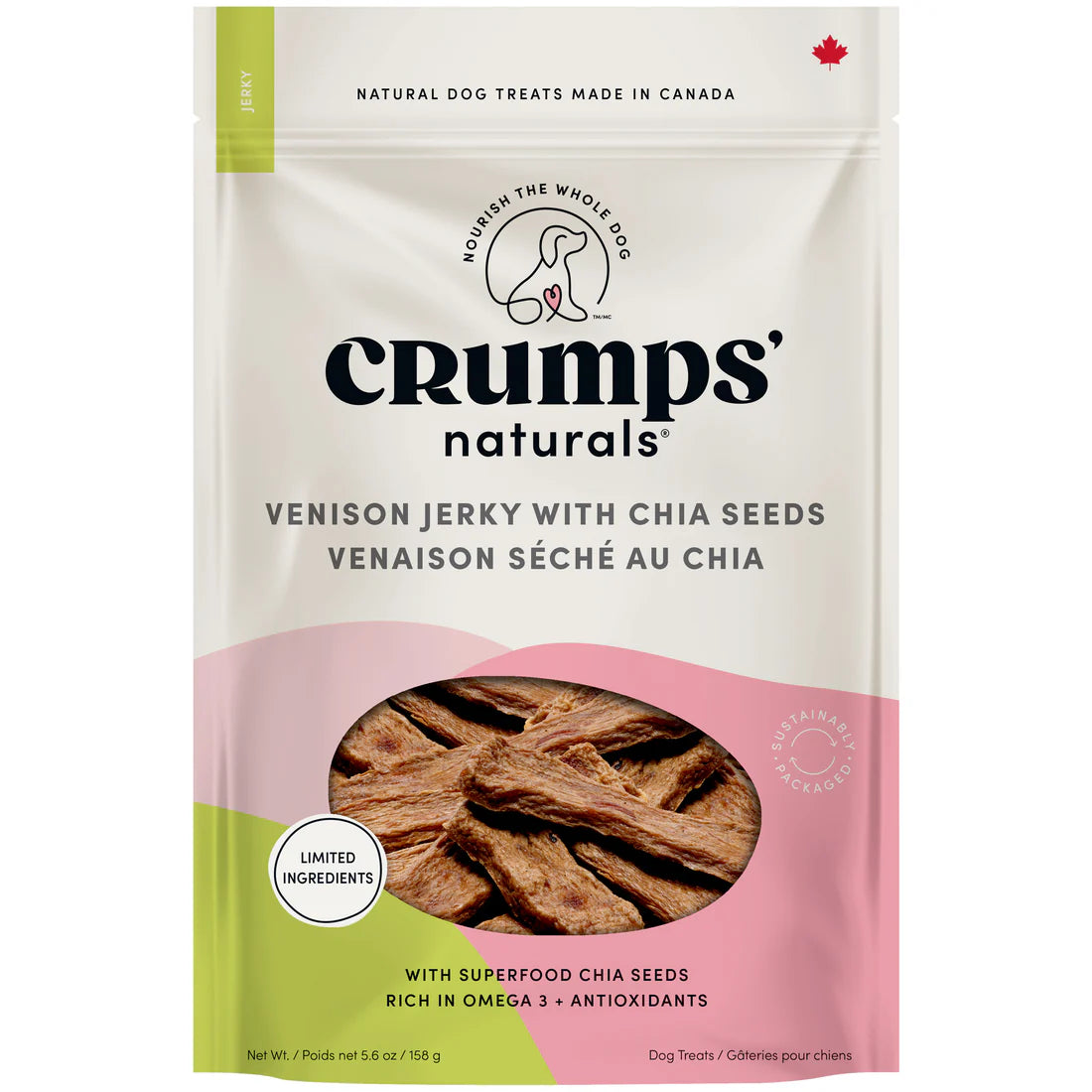 Venison Chia Seed Jerky 5.6 oz.