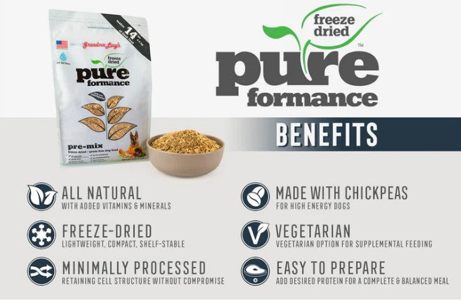 Pureformance Pre-Mix Dog Food - 8 lb