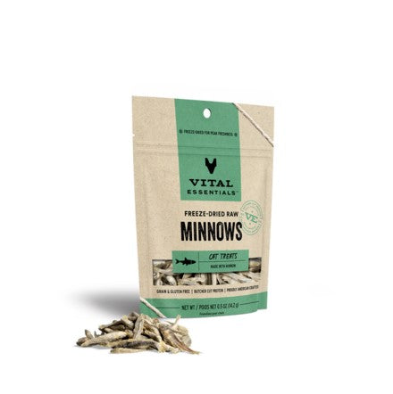 Freeze Dried Raw Minnows 0.5 oz.