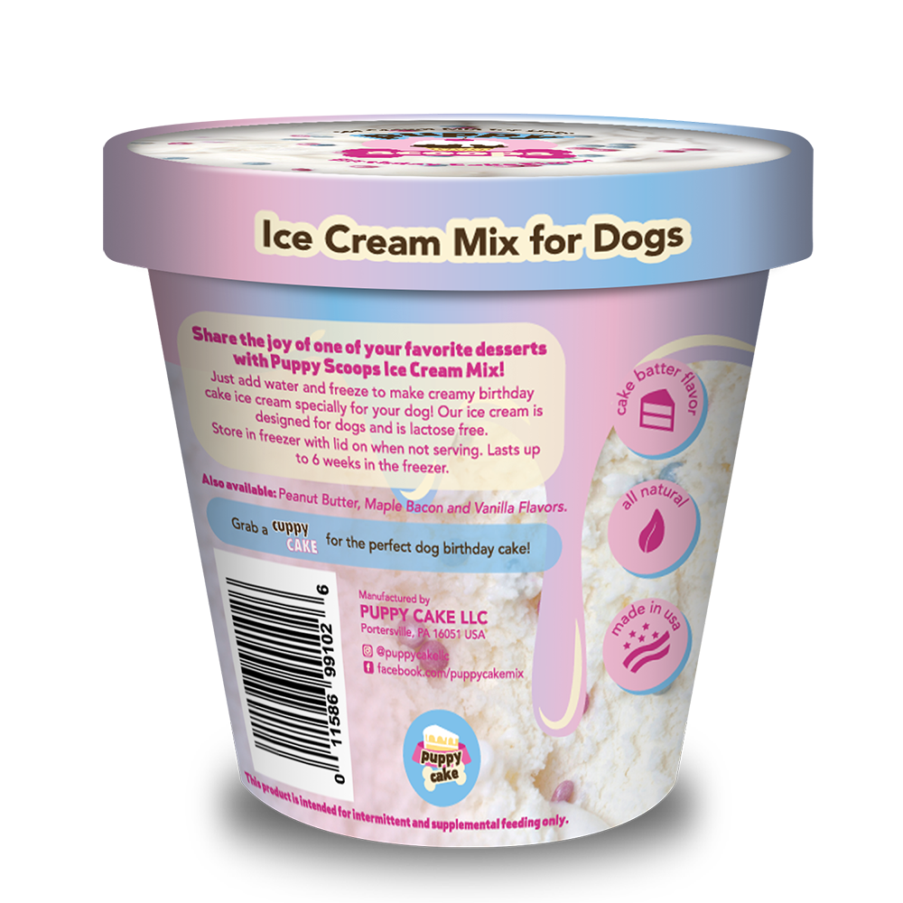 Puppy Scoops Ice Cream Mix For Dogs