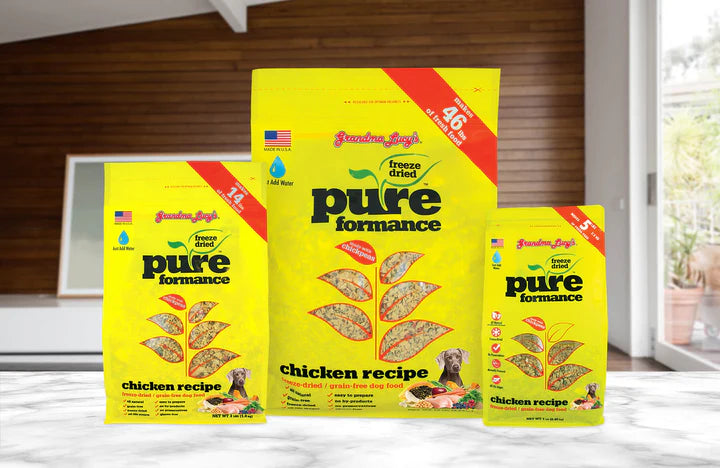 Freeze-dried Grain Free Pureformance Chicken & Chickpeas for Dogs