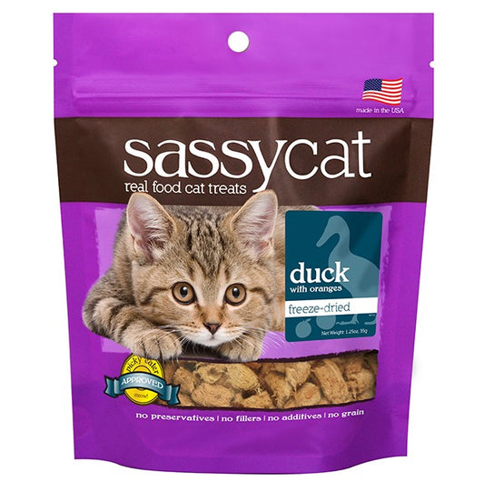 Sassy Cat Treats: Duck 1.25 oz