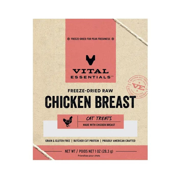 Freeze Dried Raw Chicken Breast 1 oz.