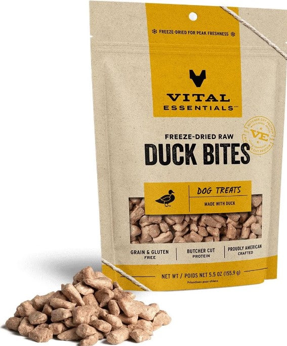 Freeze Dried Raw Duck Bites