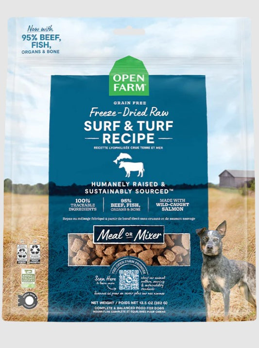 Freeze-Dried Raw Surf & Turf Recipe for Dogs