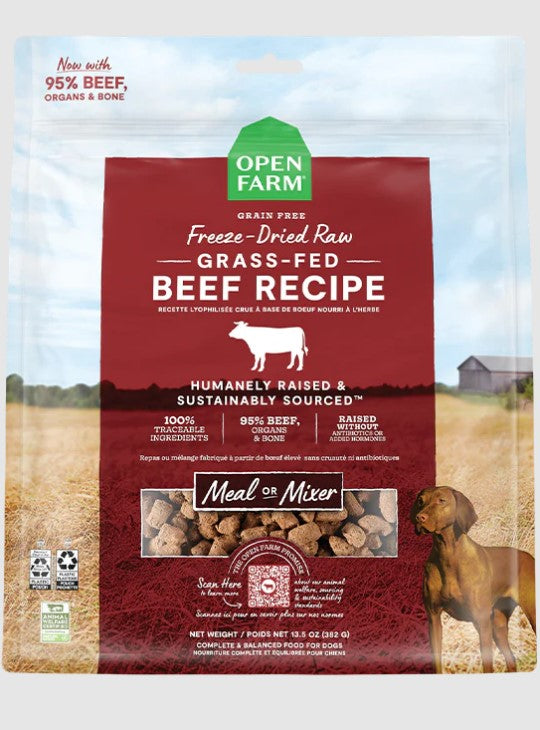 Freeze-Dried Raw Grass-Fed Beef Recipe for Dogs