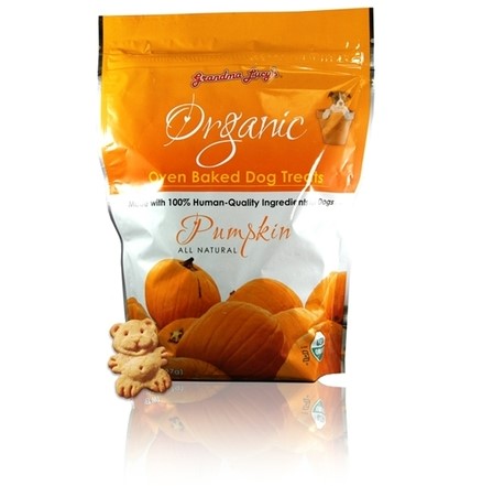 Organic Baked Dog Treats - Pumpkin - 14oz