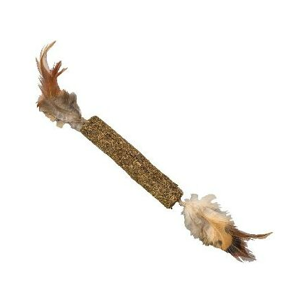 Catnip Stick with Feathers