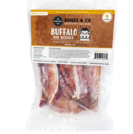 Frozen Buffalo Rib 5" 4 Pack