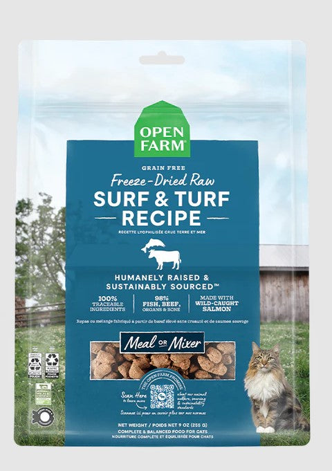 Freeze-Dried Raw Surf & Turf Recipe for Cats