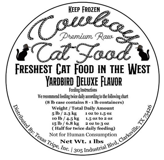 Cowboy Cat Yardbird Deluxe 1 lb