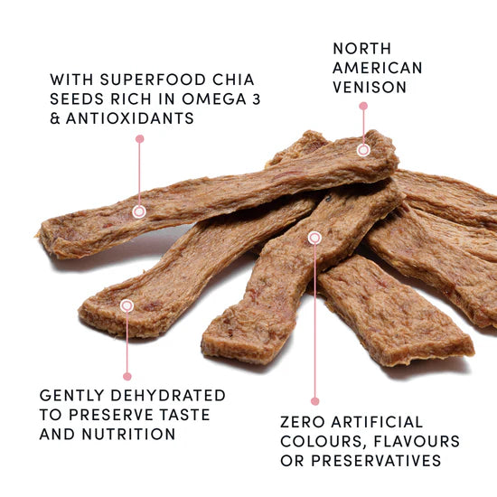 Venison Chia Seed Jerky 5.6 oz.