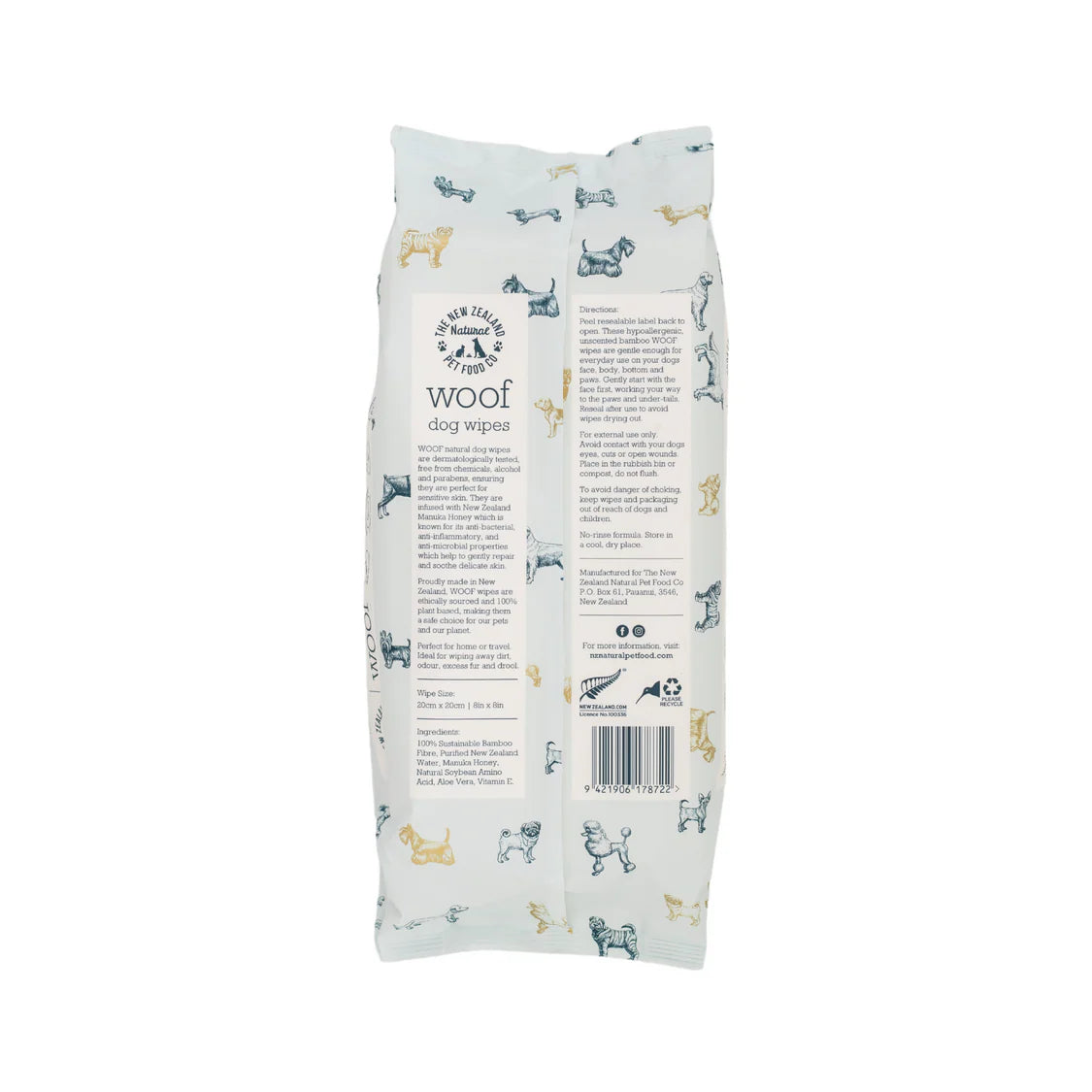 Manuka Honey Wipes 80 ct