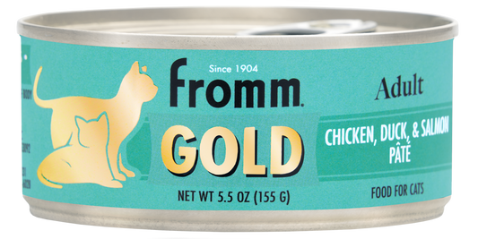 Gold Adult Chicken, Duck, Salmon Pate 3 oz.